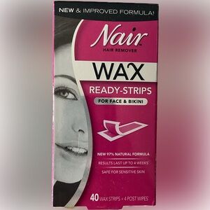 Nair Wax Ready-Strips for Face & Bikini